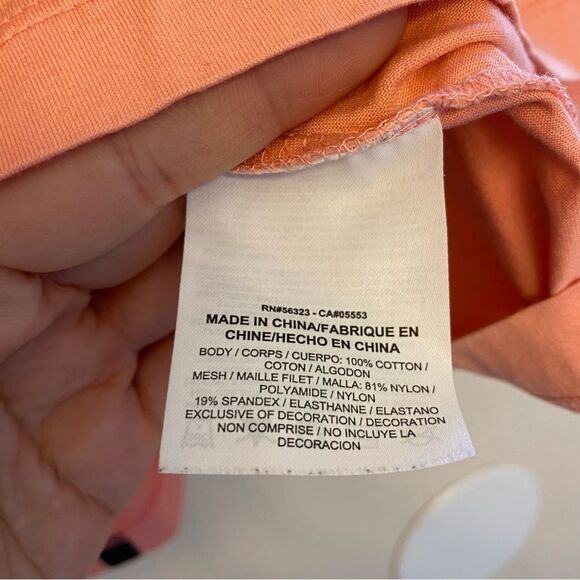 Nike Sportswear Bonded Half Sleeve Mesh sleeve T shirt pleated back pink L - Picture 11 of 12